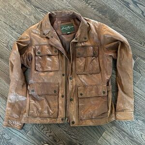 Mens Genuine leather jacket